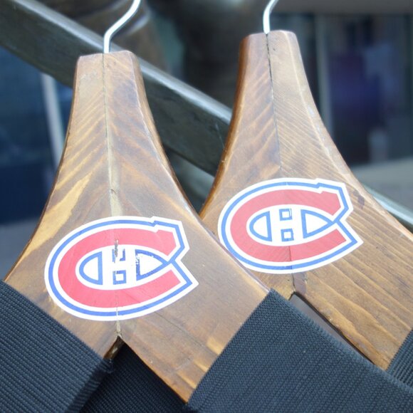 Two(2) Montreal Canadiens Hockey Jersey Hangers - Picture 4 of 15